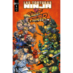 Las tortugas ninja vs Street fighter 1|