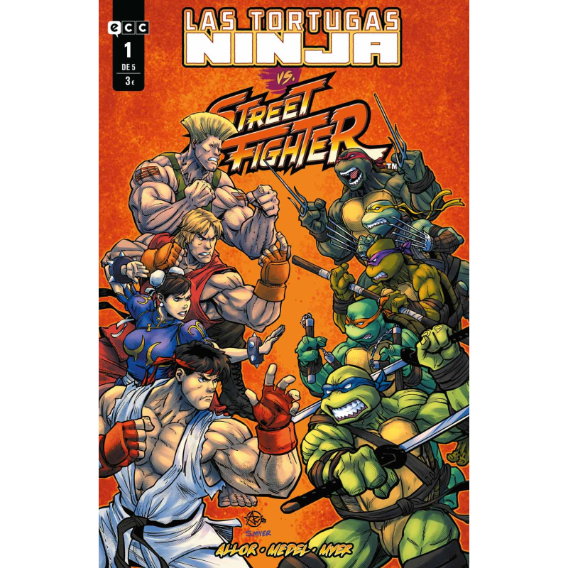 Las tortugas ninja vs Street fighter 1|
