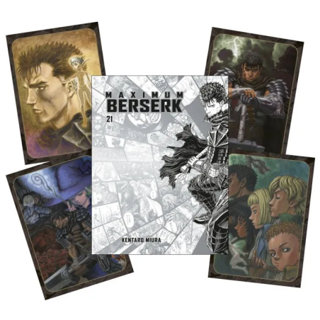 Maximum Berserk 21 (Portada alternativa + 4 postales)