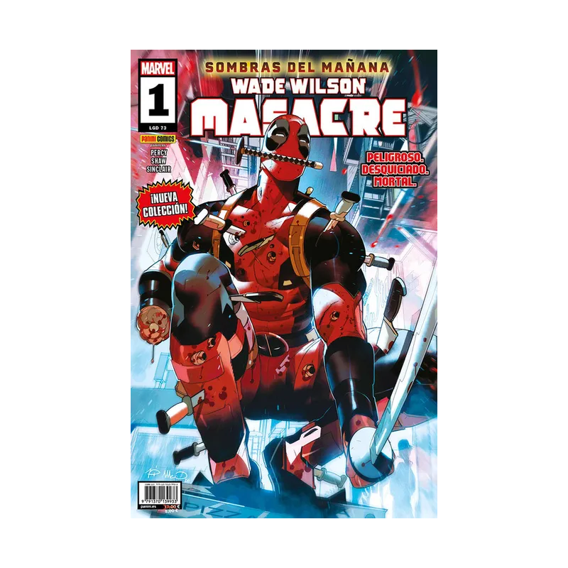 WADE WILSON MASACRE N.1 MASACRE Sombras deñ mañana